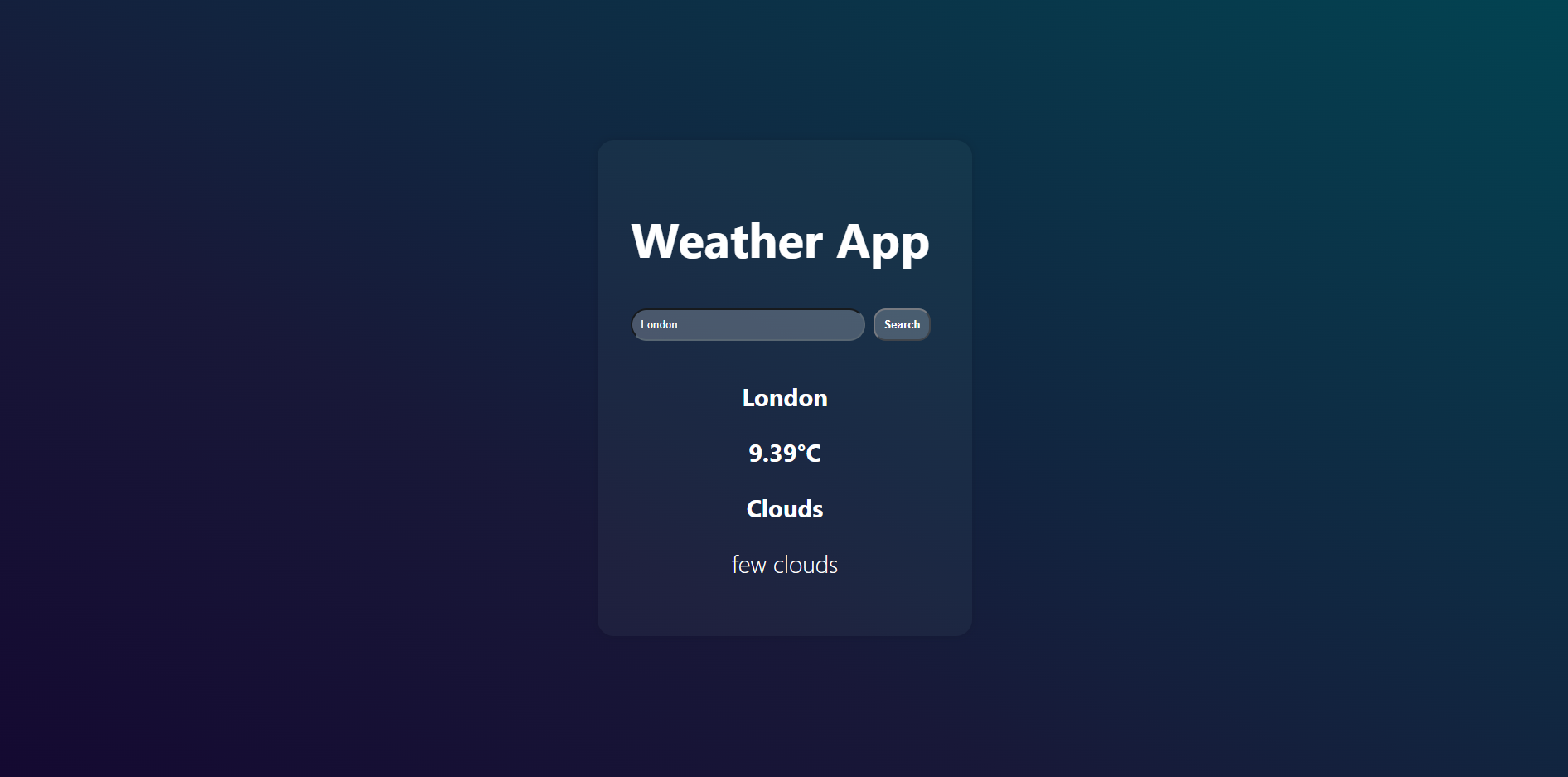 Weather App