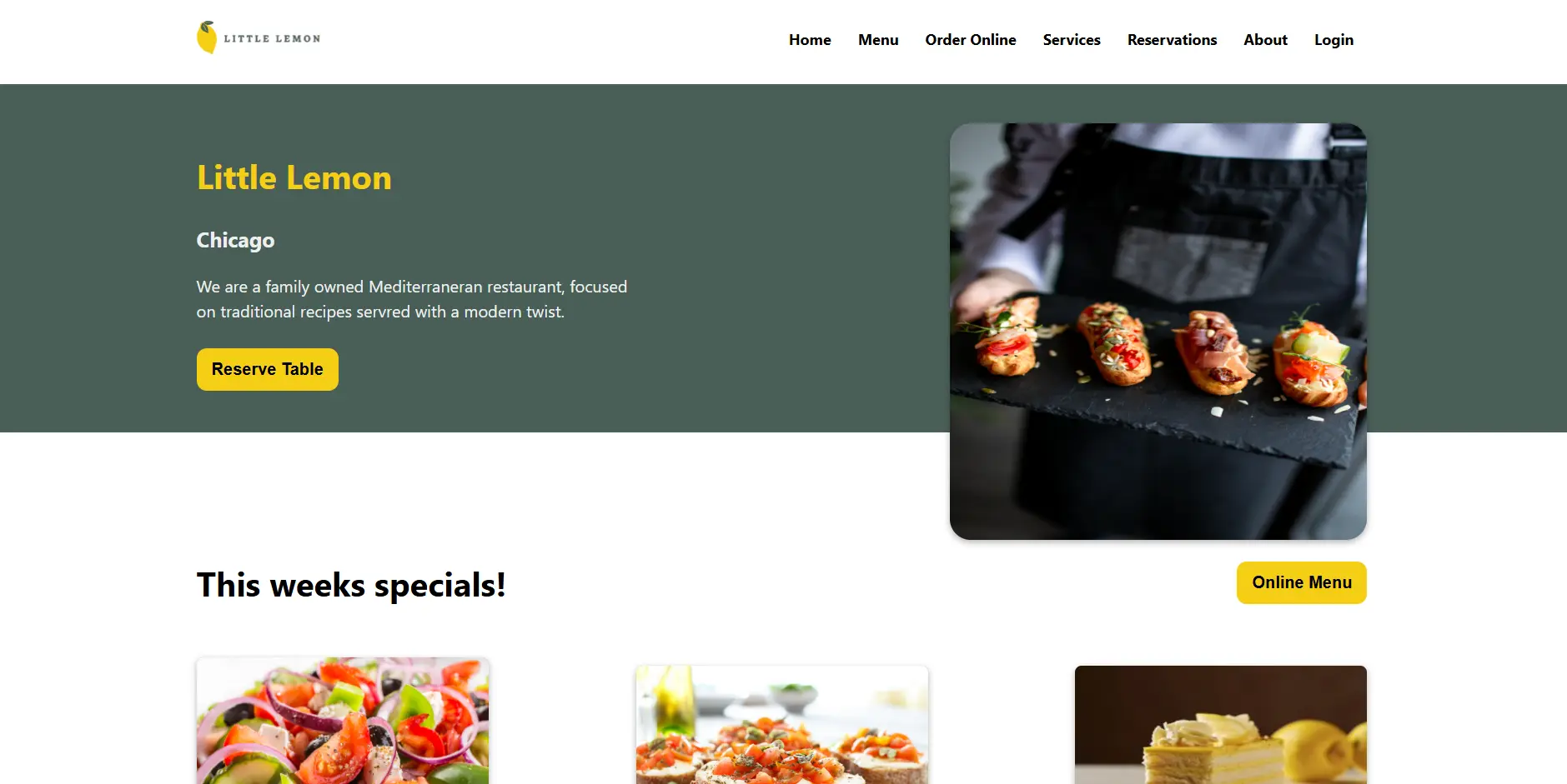 Restaurant Booking Form